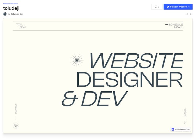 portfolio website builder